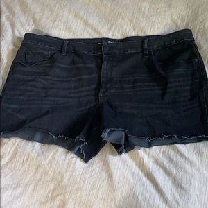 Black Denim Shorts (Universal Thread)